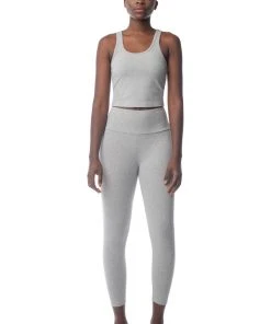 Synergy Organic Clothing Sale 7/8 Legging - Heather Gray