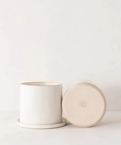 Convivial Minimal Stoneware Planter