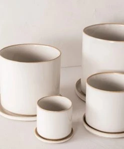 Convivial Minimal Stoneware Planter