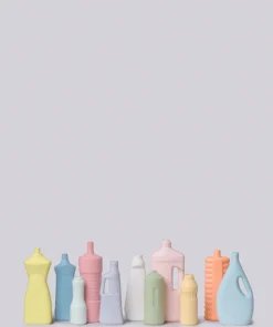 Middle Kingdom Curvy Porcelain Vase