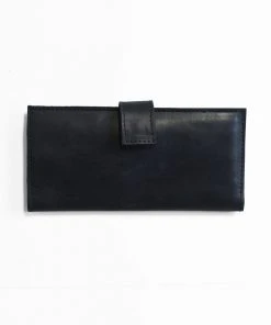 Purse & Clutch Accessories Leather Wallet - Ink Black