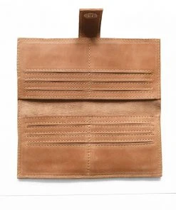 Purse & Clutch Leather Wallet - Caramel 9 Purse & Clutch Leather Wallet - Caramel