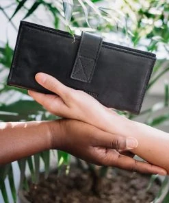 Purse & Clutch Accessories Leather Wallet - Ink Black