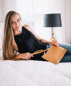 Purse & Clutch Ethiopian Leather Crossbody - Caramel Accessories