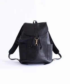 Abby Alley Handcrafted Adelaide Backpack - Black