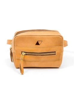 Abby Alley Handcrafted Brenda Belt Bag - Tan