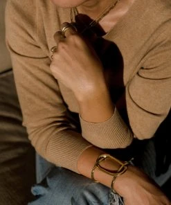 Abby Alley Crossover Cuff Bracelet Handcrafted