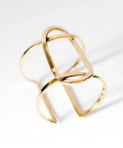 Abby Alley Crossover Cuff Bracelet Handcrafted