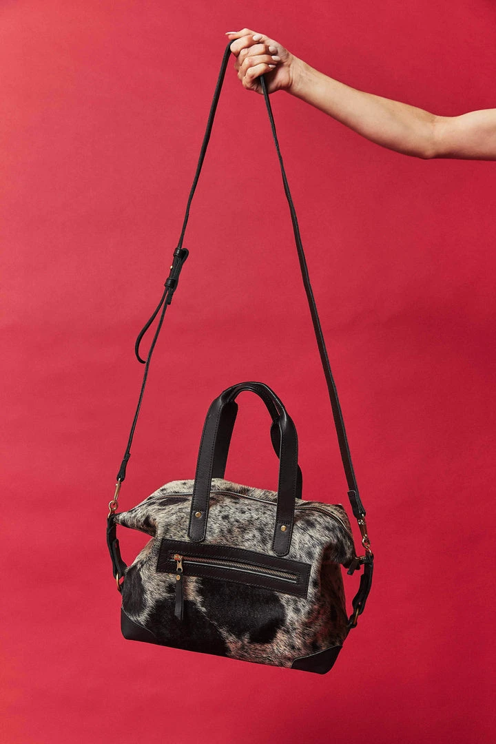 Abby Alley Ellen Handbag - Black Cow Hair Handcrafted 5 Abby Alley Ellen Handbag - Black Cow Hair Handcrafted