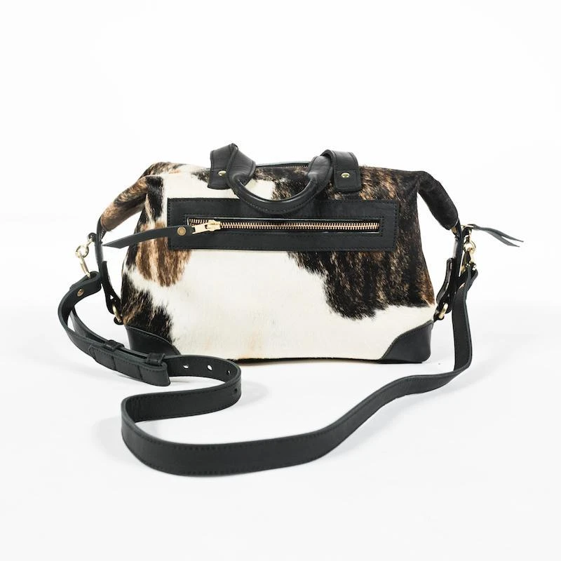 Abby Alley Ellen Handbag - Black Cow Hair Handcrafted 7 Abby Alley Ellen Handbag - Black Cow Hair Handcrafted