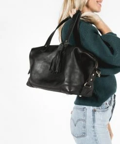 Abby Alley Handcrafted Ellen Handbag - Black