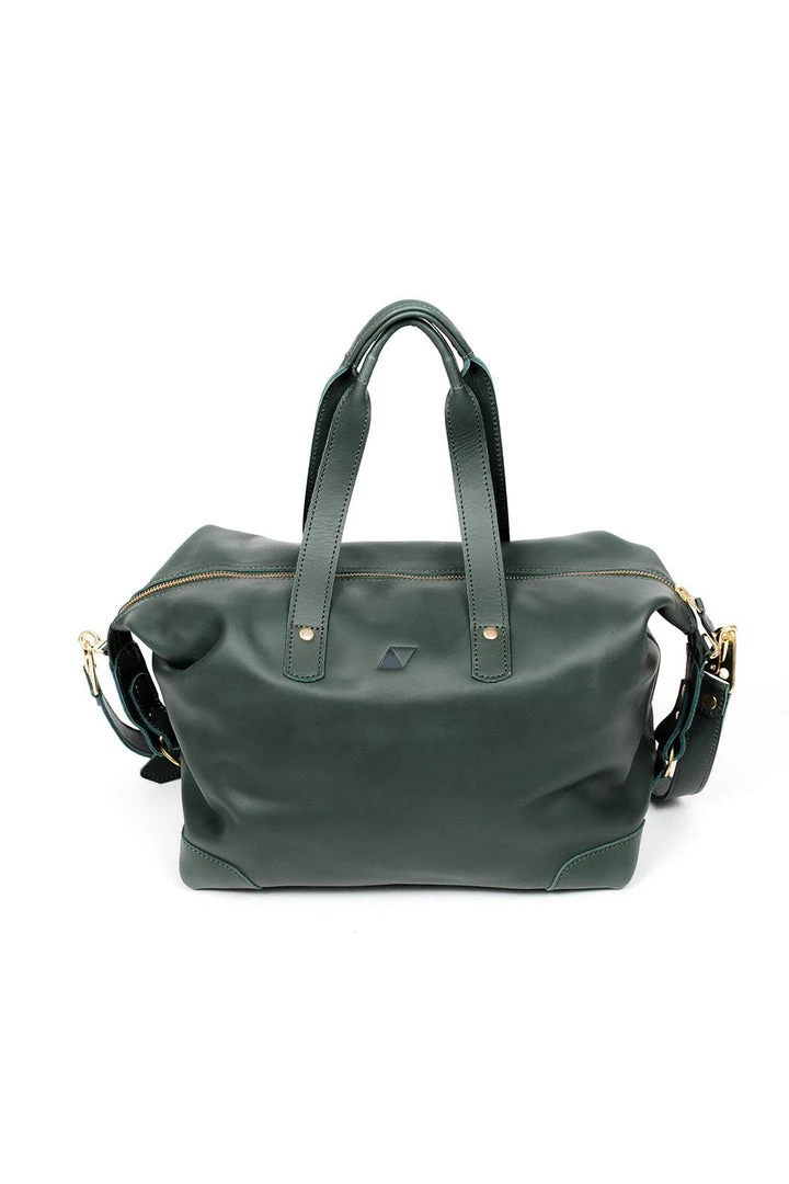 Abby Alley Handcrafted Ellen Handbag - Evergreen Abby Alley Handcrafted Ellen Handbag - Evergreen