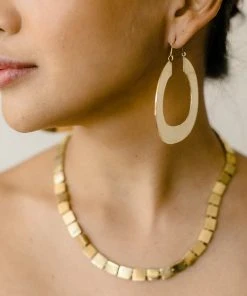 Abby Alley Flat Hoop Earrings