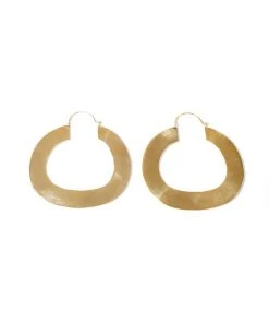 Abby Alley Flat Hoop Earrings