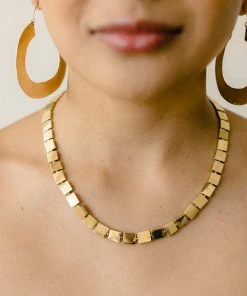 Abby Alley Flat Hoop Earrings