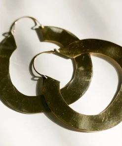 Abby Alley Flat Hoop Earrings