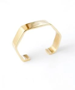 Abby Alley Hexagon Cuff Bracelet