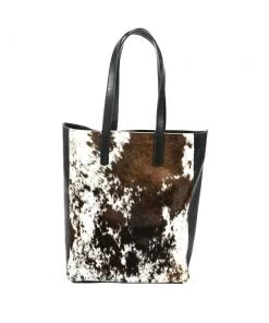 Abby Alley Joanie Tote - Black Cow Hair Handcrafted