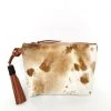 Abby Alley Keely Clutch - Chestnut Cow Hair