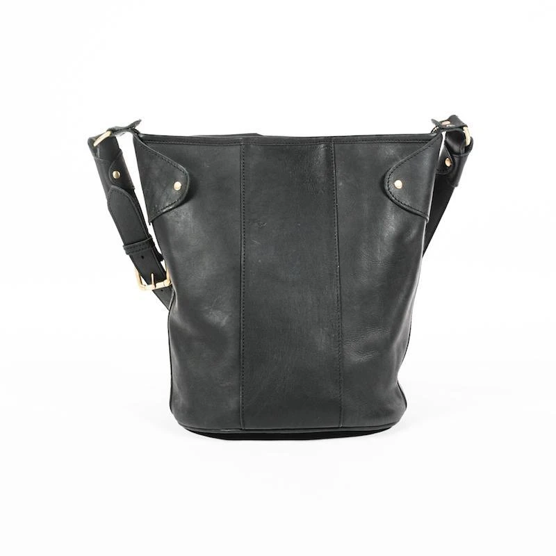 Abby Alley Handcrafted Keri Bucket Bag - Black 1 Abby Alley Handcrafted Keri Bucket Bag - Black