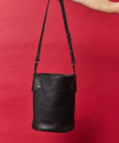 Abby Alley Handcrafted Keri Bucket Bag - Black 9 Abby Alley Handcrafted Keri Bucket Bag - Black