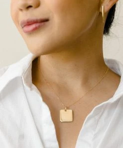 Abby Alley Jewelry Square Pendant Necklace 12 Abby Alley Jewelry Square Pendant Necklace