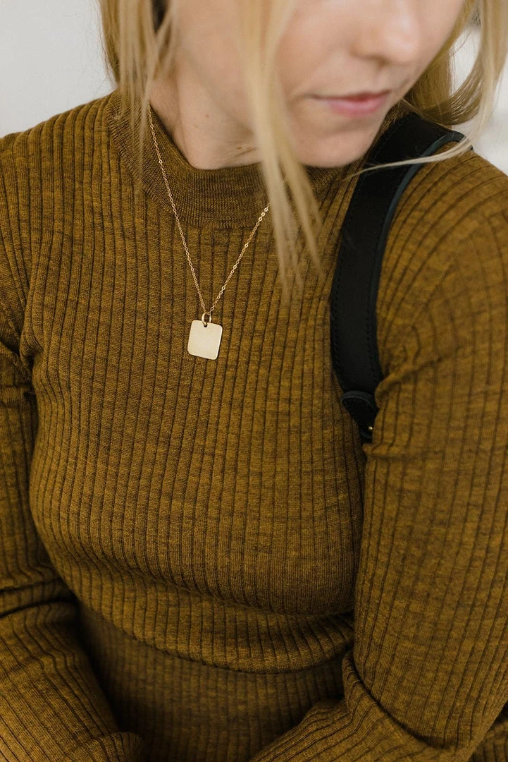 Abby Alley Jewelry Square Pendant Necklace 7 Abby Alley Jewelry Square Pendant Necklace