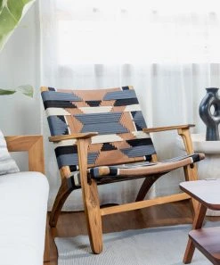 Masaya & Co. Abuelo Manila Arm Chair - Geometric Chief Furniture