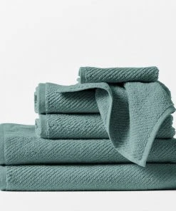 Coyuchi Air Weight Towels - Dusty Aqua Best Sellers