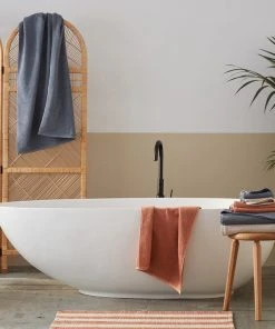 Coyuchi Air Weight Towels - French Blue Home Goods