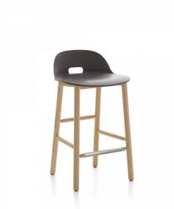 Emeco Alfi Recycled Low Back Counter Stool - Ash Furniture