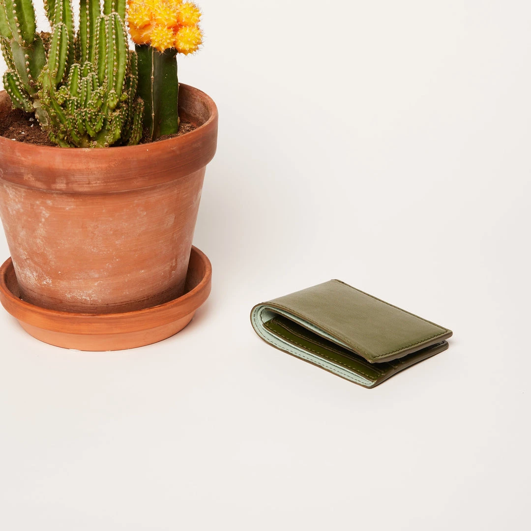 Allégorie Cactus Leather Bifold Wallet Accessories Allégorie Cactus Leather Bifold Wallet Accessories