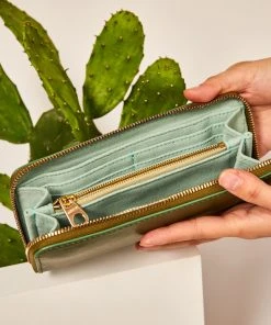 Allégorie Cactus Leather Long Wallet
