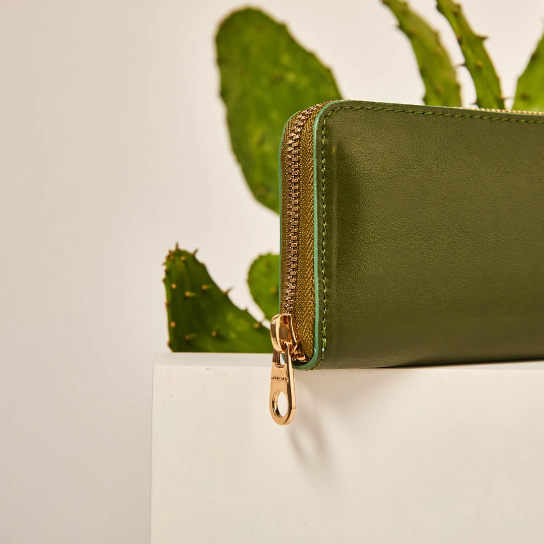 Allégorie Cactus Leather Long Wallet 4 Allégorie Cactus Leather Long Wallet