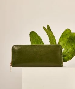 Allégorie Cactus Leather Long Wallet
