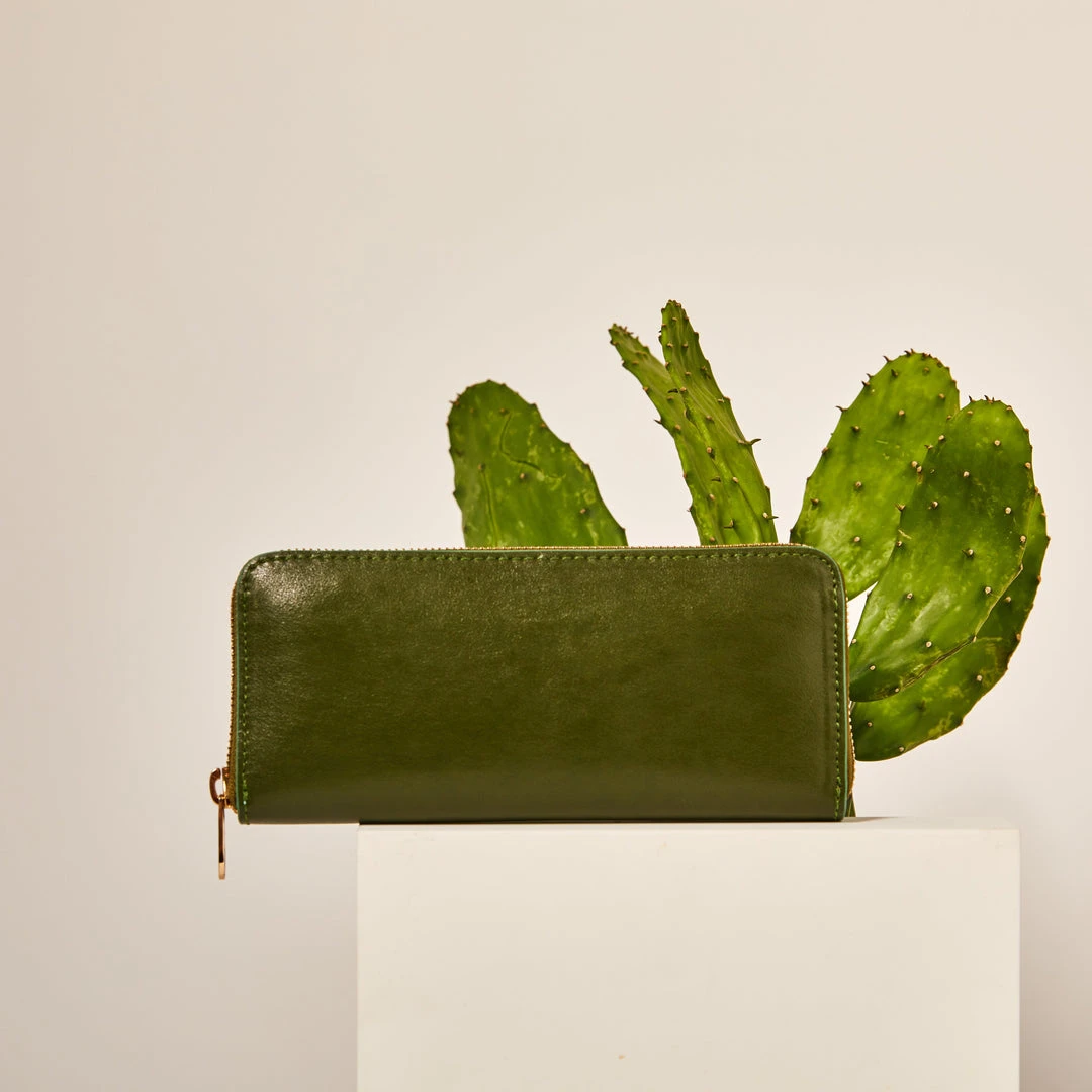 Allégorie Cactus Leather Long Wallet 1 Allégorie Cactus Leather Long Wallet