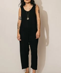 Altar Houseline Upcycled Jumpsuit - Black Best Sellers