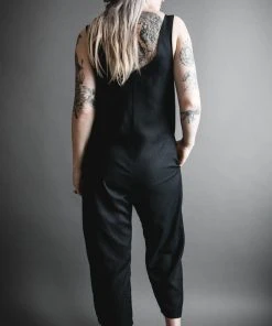 Altar Houseline Upcycled Jumpsuit - Black Best Sellers