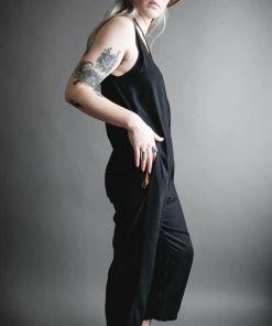 Altar Houseline Upcycled Jumpsuit - Black Best Sellers