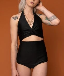 Altar Selka Upcycled Swimsuit - Black Plus Size / Size Inclusive