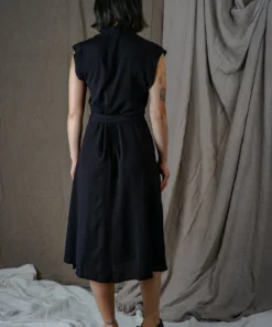 Altar Handcrafted Black Wrap Dress 4 Altar Handcrafted Black Wrap Dress