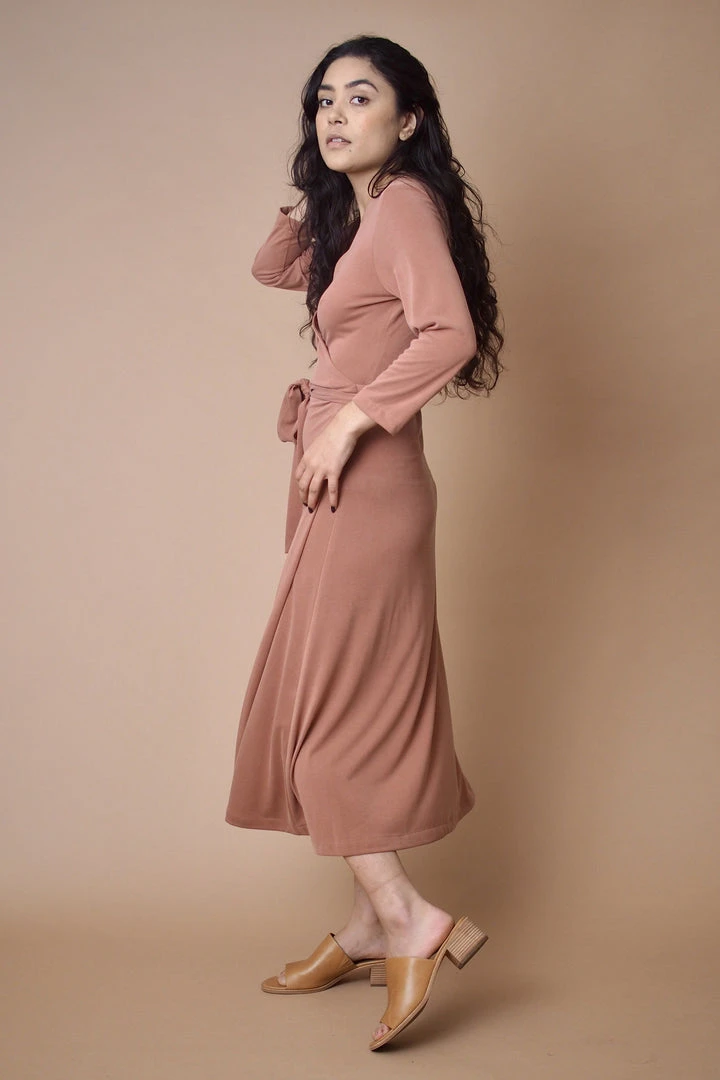 Altar Handcrafted Canyon Upcycled Modal Wrap Dress Altar Handcrafted Canyon Upcycled Modal Wrap Dress