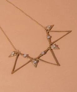 Iron Oxide Goddess Dart Collar Jewelry