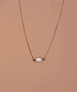 Iron Oxide Gold Flashy Opal Choker