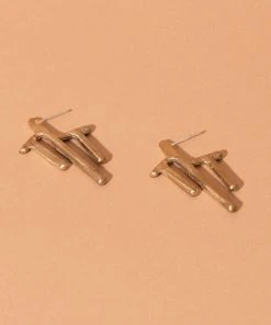 Iron Oxide Nazca Post Earrings Jewelry