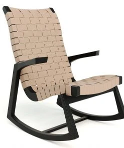 Masaya & Co. Amador Leather Rocking Chair