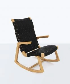 Masaya & Co. Amador Leather Rocking Chair