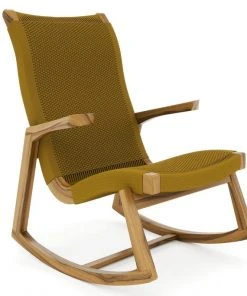 Masaya & Co. Furniture Amador Solid Manila Rocking Chair
