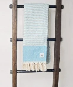 Amante Marketplace Magis Diamond Turkish Towel / Throw Blanket - Teal
