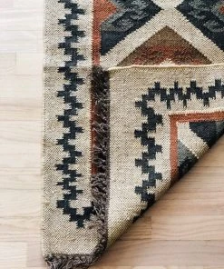 Amante Marketplace Kilim Jute Rug No. 2